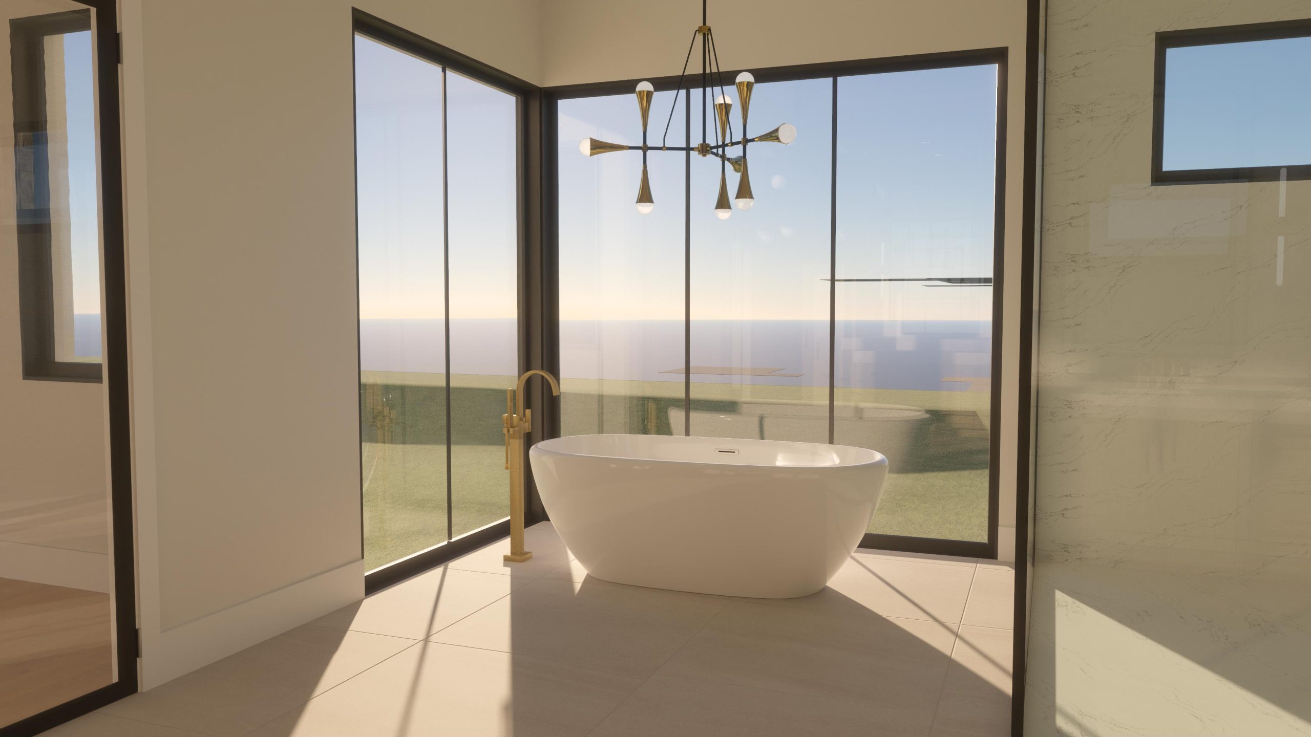 custom home modern render 5
