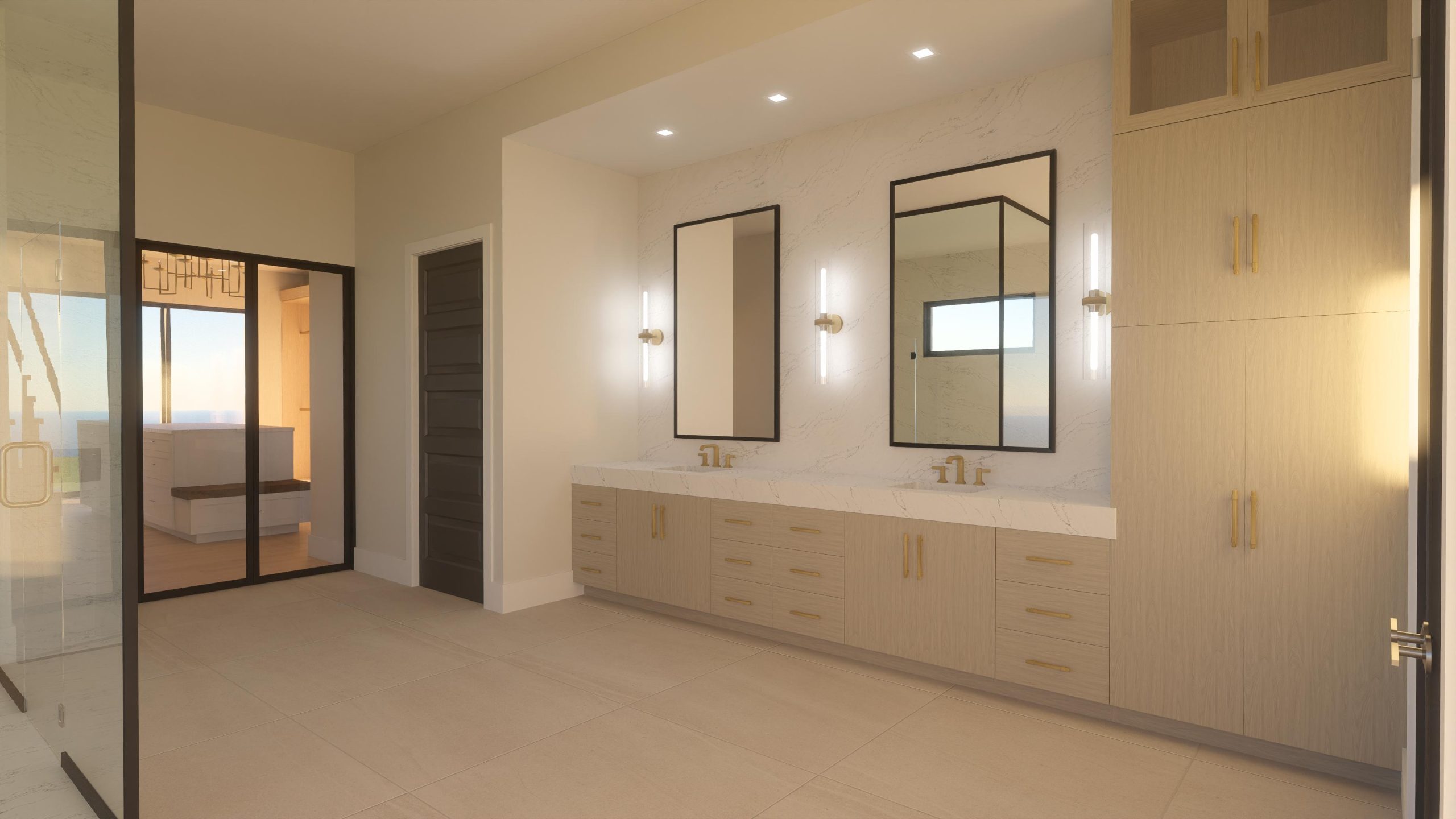 custom home modern render 4