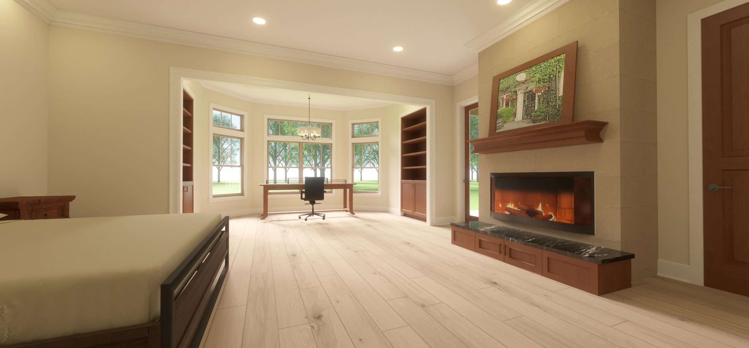 Craft wood modern custom home 2