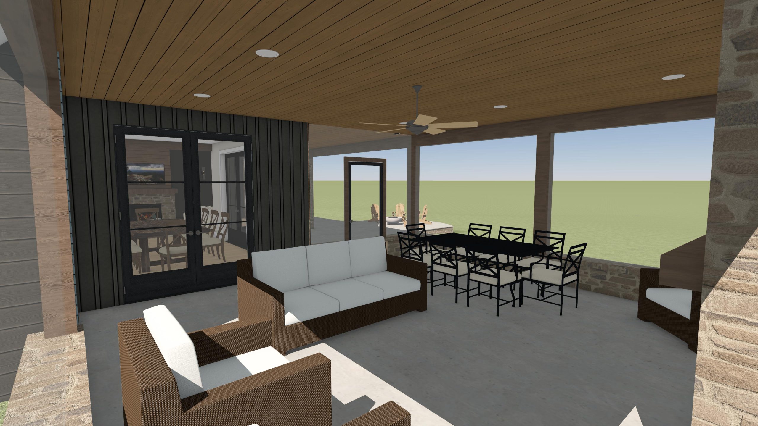Rustic custom home 1